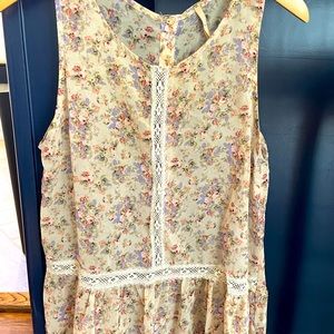 Anthropologie Stitch x Stitch Floral Tunic
